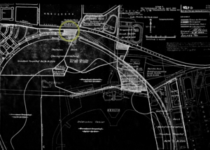 Plan des Tempelhofer Feldes, 1944